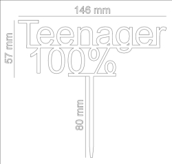 Zápich Teenager 100%