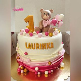 Dort k 1. narozeninám #medved #medvidek #k1narozeninam #1narozeniny #cukrarnaeliska